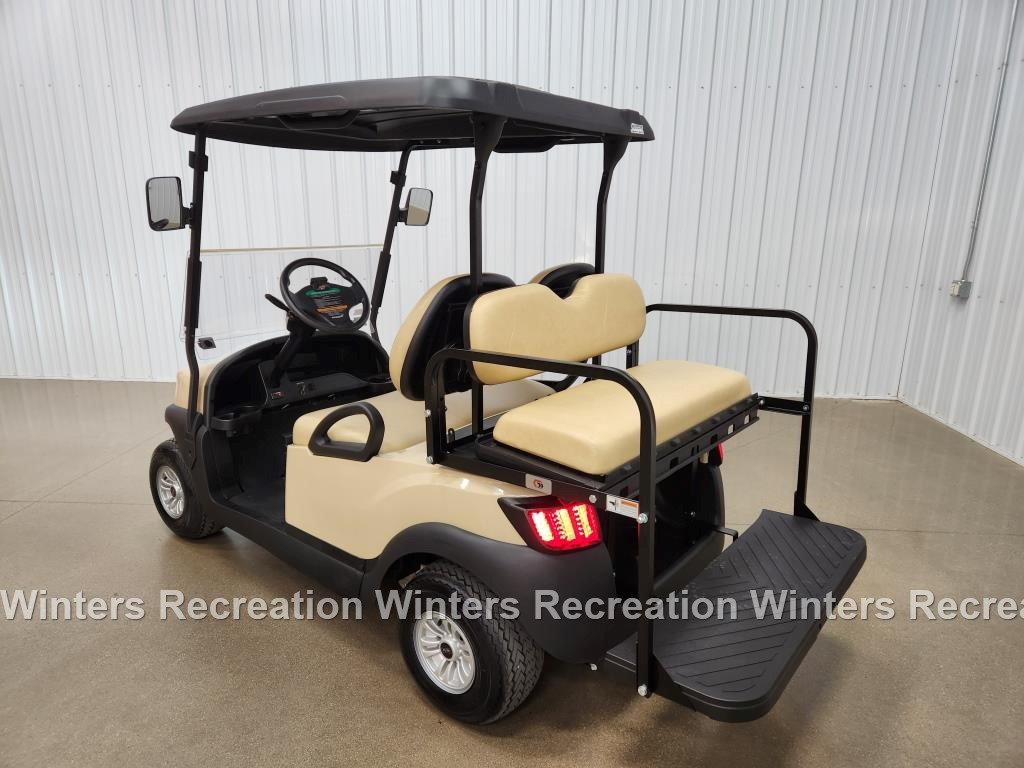 2020 Club Car Tempo Electric STREET READY Golf Cart, Beige - Image 4