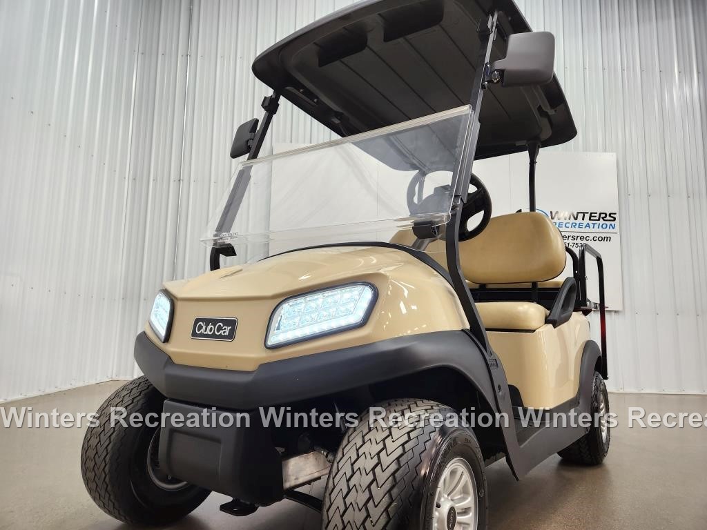 2020 Club Car Tempo Electric STREET READY Golf Cart, Beige - Image 12