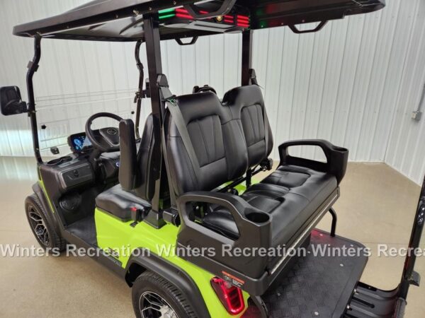 2025 Evolution D5 Ranger 2+2 Lithium Ion Golf Cart, Lime Green - Image 5