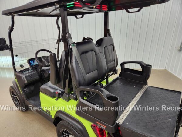 2025 Evolution D5 Ranger 2+2 Lithium Ion Golf Cart, Lime Green - Image 6