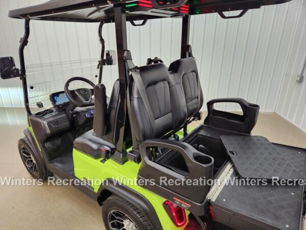 2025 Evolution D5 Ranger 2+2 Lithium Ion Golf Cart, Lime Green - Image 7