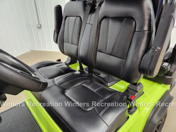 2025 Evolution D5 Ranger 2+2 Lithium Ion Golf Cart, Lime Green - Image 9