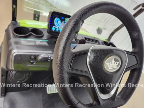 2025 Evolution D5 Ranger 2+2 Lithium Ion Golf Cart, Lime Green - Image 10