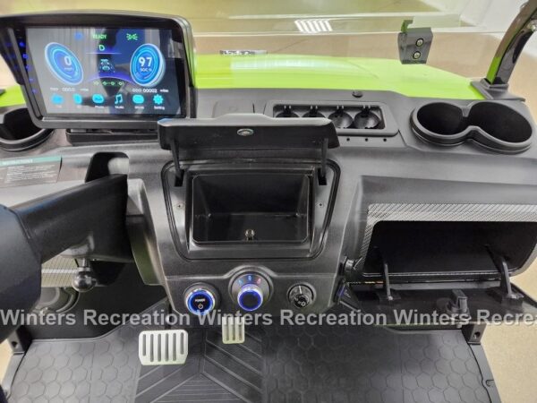 2025 Evolution D5 Ranger 2+2 Lithium Ion Golf Cart, Lime Green - Image 12