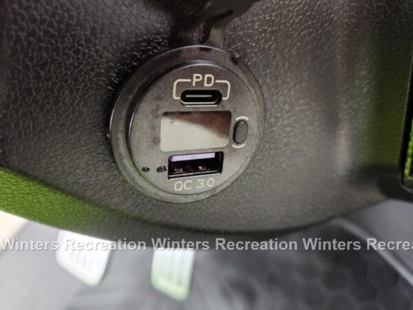 2025 Evolution D5 Ranger 2+2 Lithium Ion Golf Cart, Lime Green - Image 15