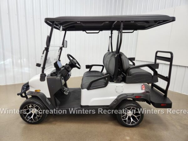 2025 Denago Nomad Plus Lithium Ion Golf Cart, White - Image 3