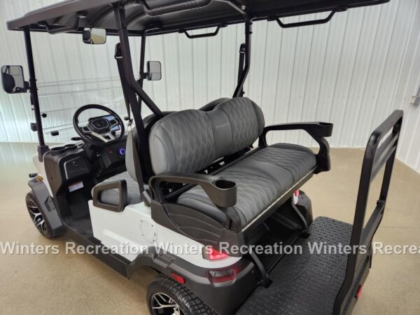 2025 Denago Nomad Plus Lithium Ion Golf Cart, White - Image 5