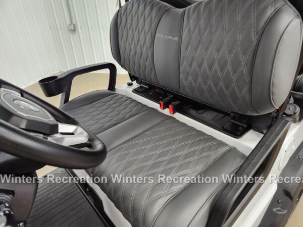 2025 Denago Nomad Plus Lithium Ion Golf Cart, White - Image 9
