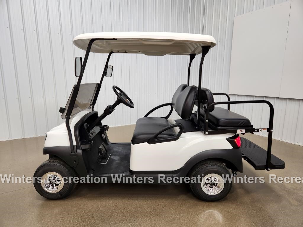 2020 Club Car Tempo Electric STREET READY Golf Cart, White - Image 3