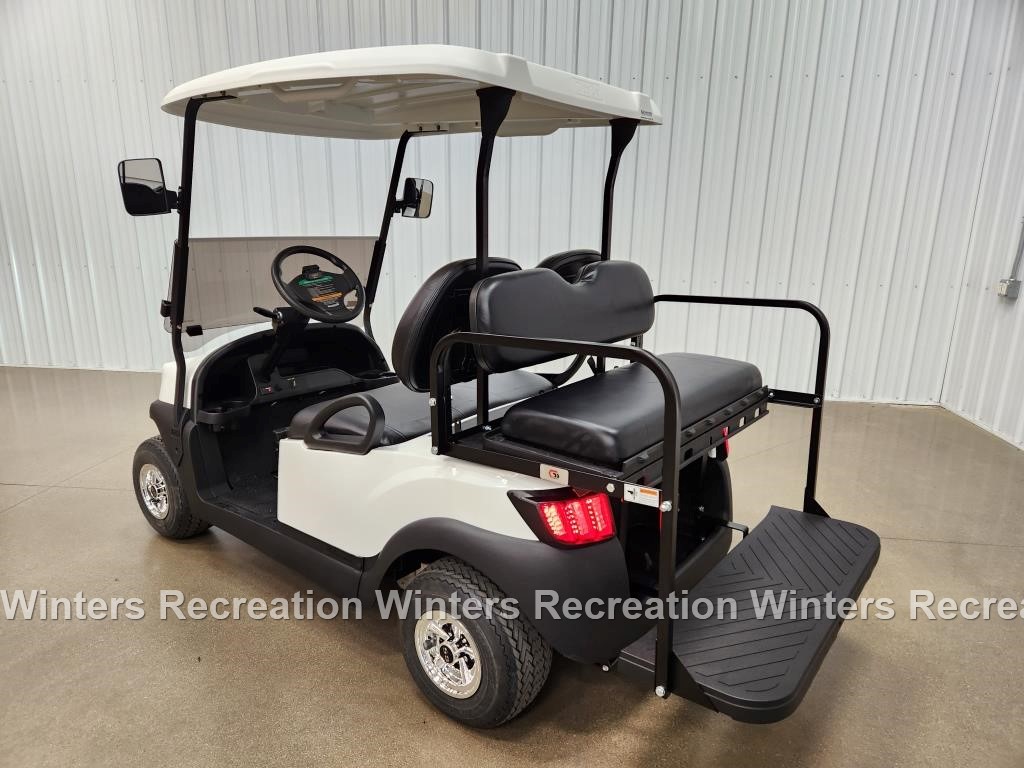 2020 Club Car Tempo Electric STREET READY Golf Cart, White - Image 4
