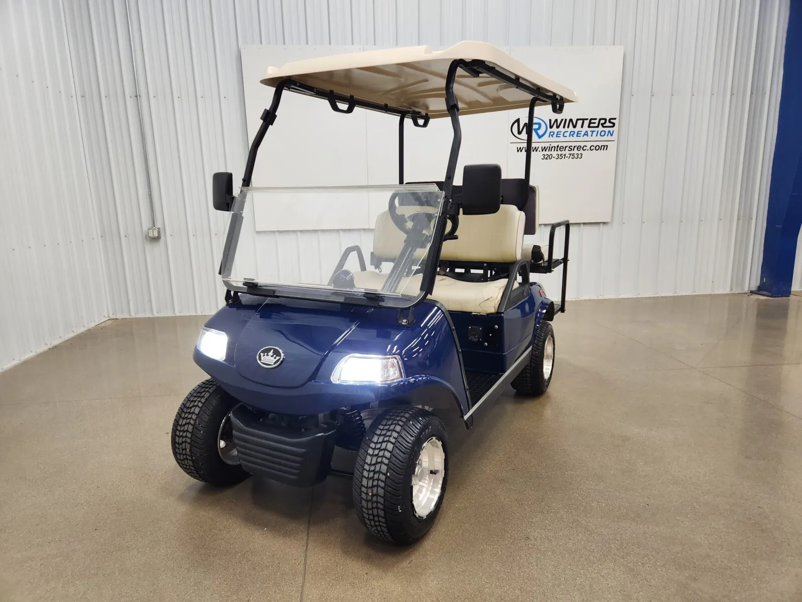 2018 Evolution Traveler 4 Electric STREET READY Golf Cart, Blue