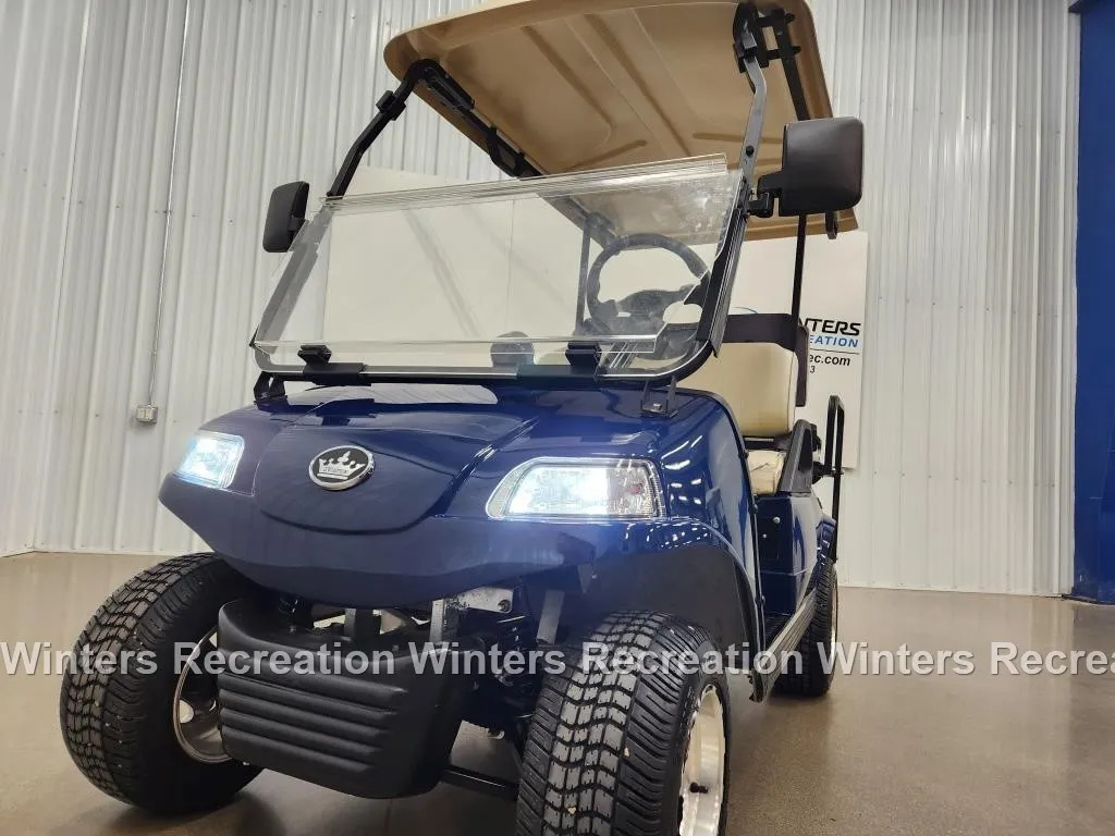 2018 Evolution Traveler 4 Electric STREET READY Golf Cart, Blue - Image 11