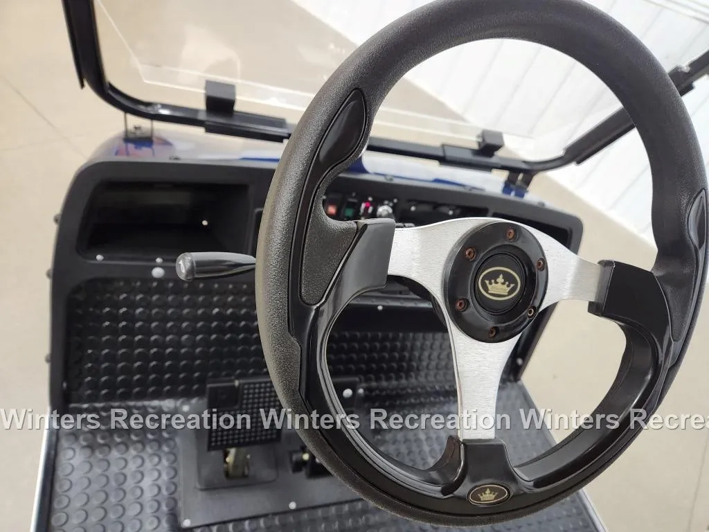 2018 Evolution Traveler 4 Electric STREET READY Golf Cart, Blue - Image 9