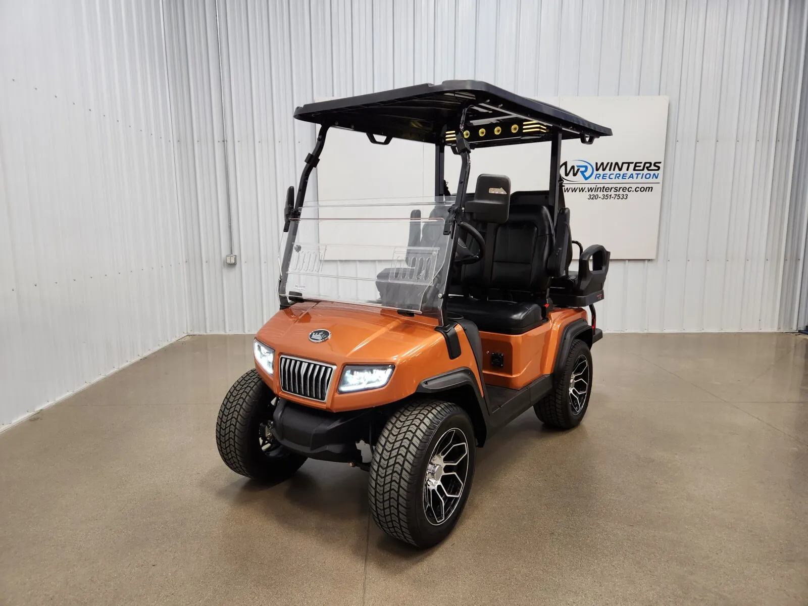 DEALER SPECIAL 2025 Evolution D5 Ranger 2+2 Lithium Ion Golf Cart, Copper