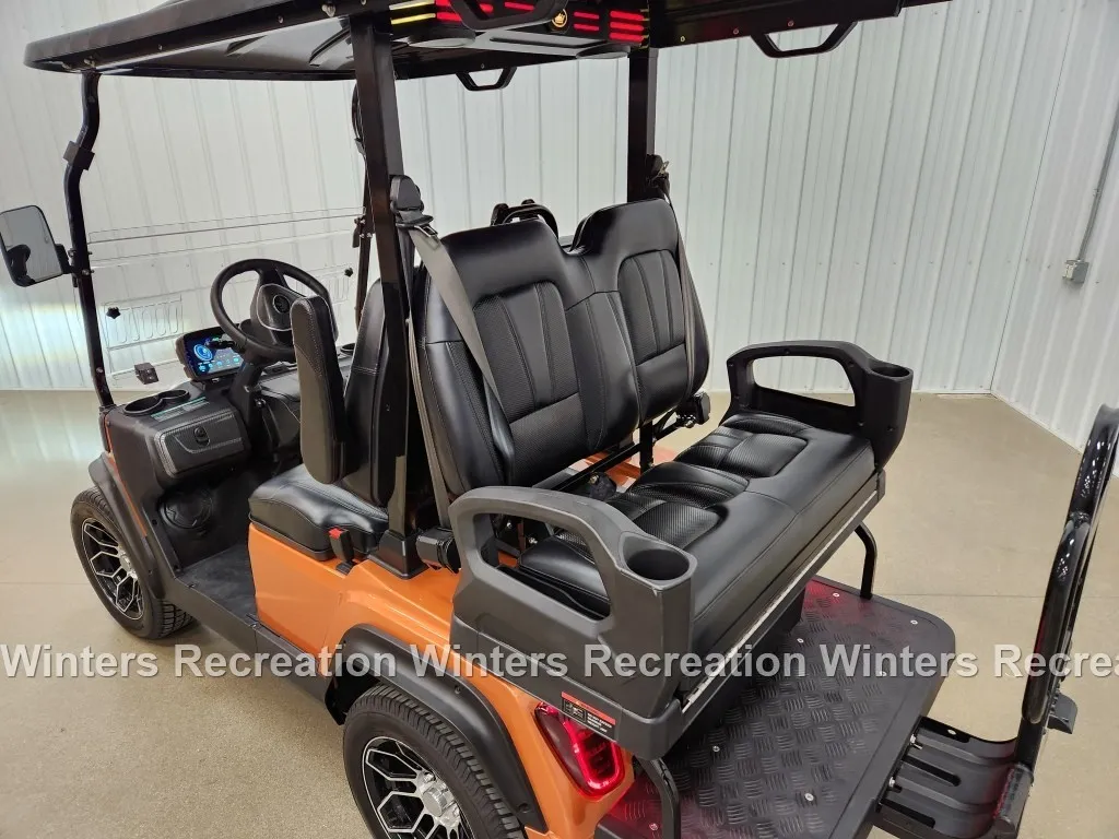 DEALER SPECIAL 2025 Evolution D5 Ranger 2+2 Lithium Ion Golf Cart, Copper - Image 5