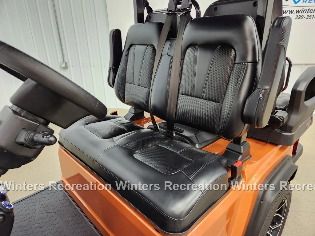 DEALER SPECIAL 2025 Evolution D5 Ranger 2+2 Lithium Ion Golf Cart, Copper - Image 9