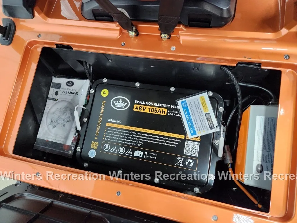 DEALER SPECIAL 2025 Evolution D5 Ranger 2+2 Lithium Ion Golf Cart, Copper - Image 18
