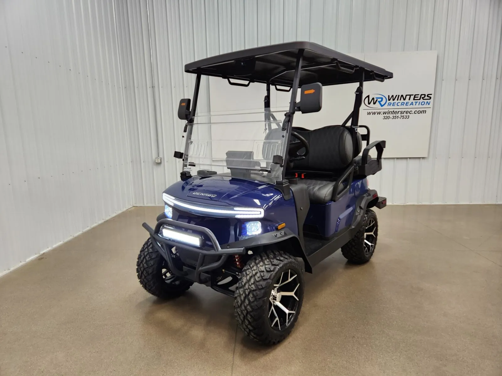2025 Denago Nomad XL Plus Lithium Ion Golf Cart, Blue