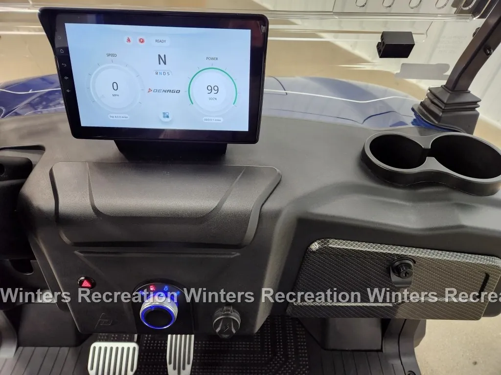 2025 Denago Nomad XL Plus Lithium Ion Golf Cart, Blue - Image 11