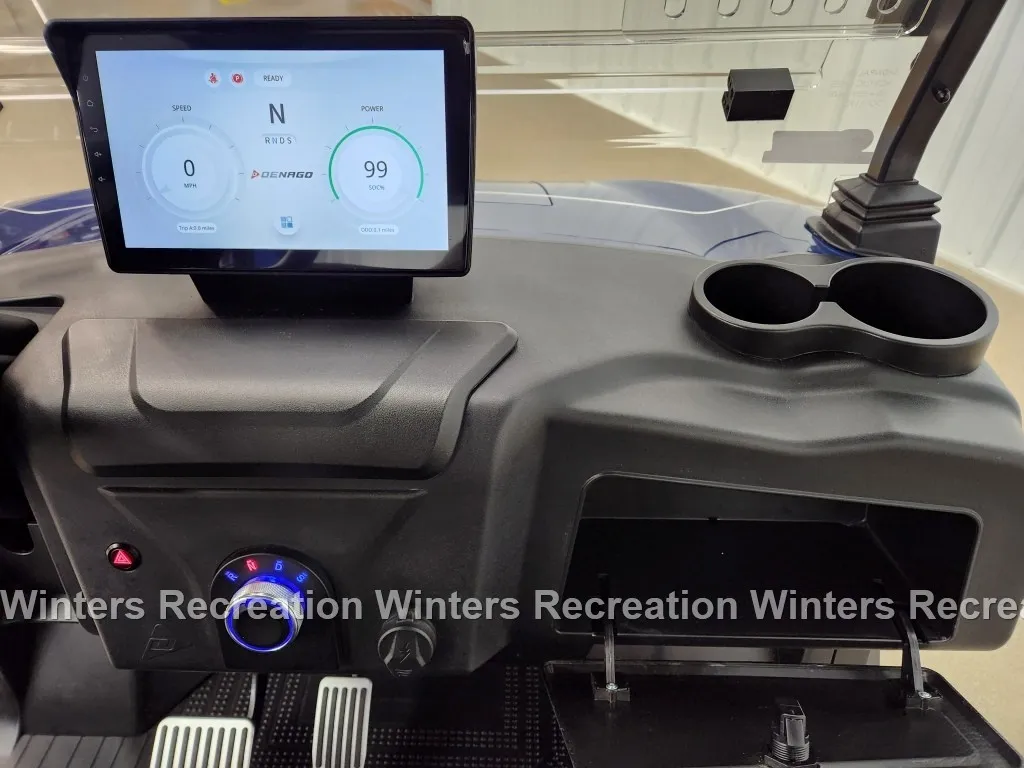 2025 Denago Nomad XL Plus Lithium Ion Golf Cart, Blue - Image 12