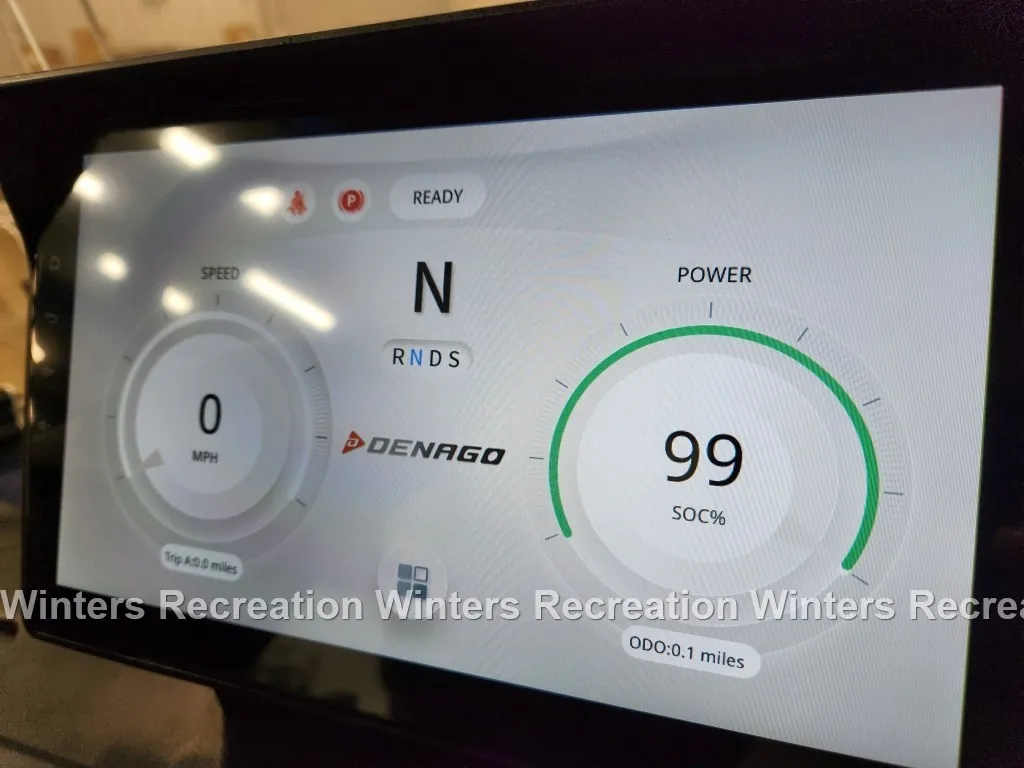 2025 Denago Nomad XL Plus Lithium Ion Golf Cart, Blue - Image 13