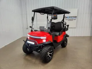 DEALER SPECIAL 2025 Denago Nomad XL Plus Lithium Ion Golf Cart, Scarlet
