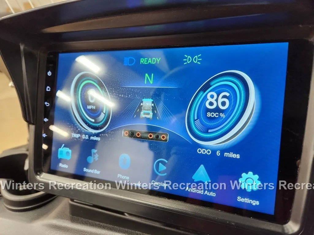 2025 Evolution D5 Maverick Plus Lithium Ion Golf Cart, Flamenco Red - Image 13