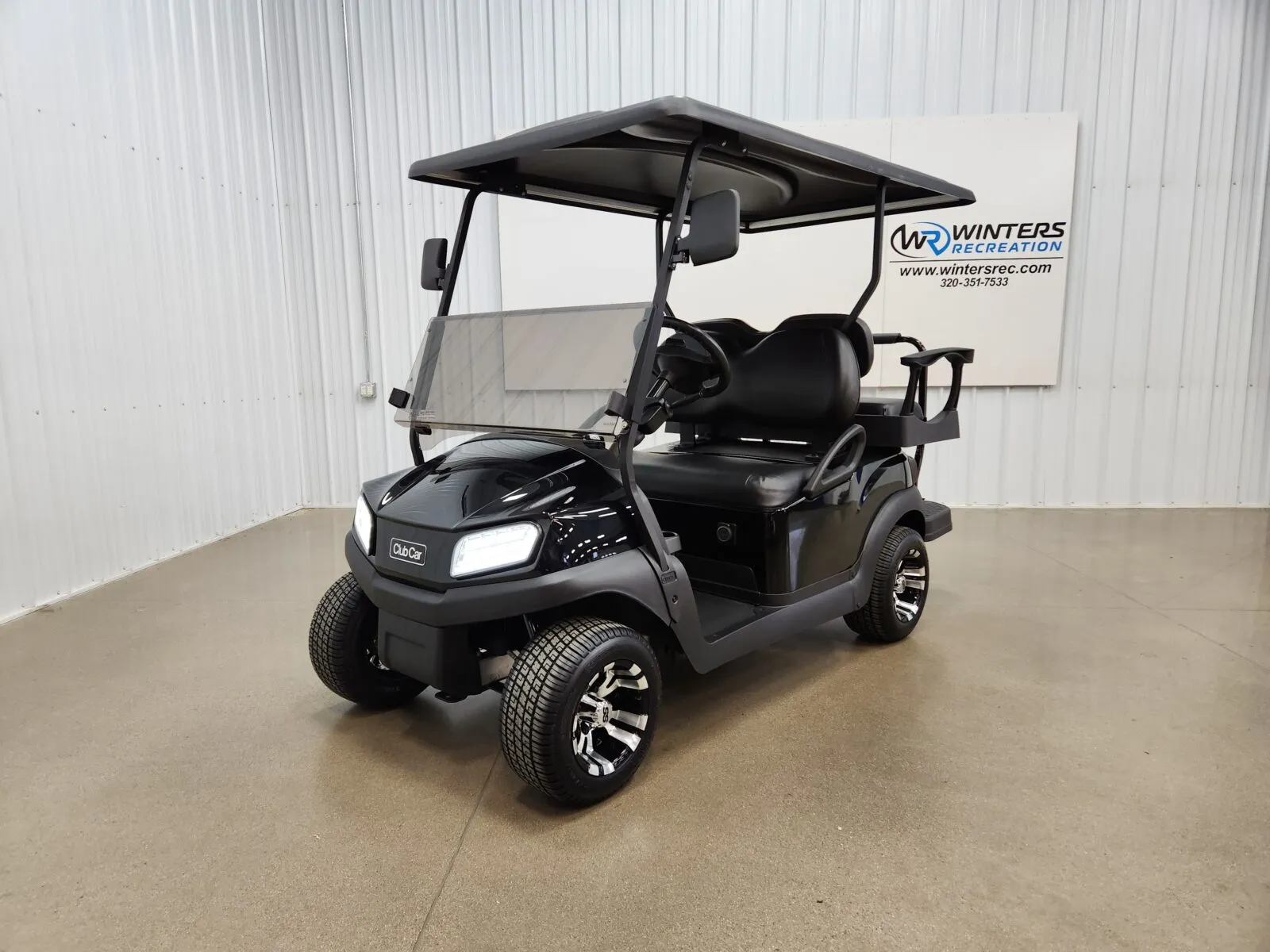 2020 Club Car Tempo Lithium Ion DELUXE STREET READY Golf Cart, Metallic Black
