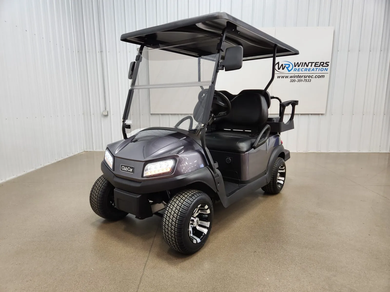 2020 Club Car Tempo Lithium Ion DELUXE STREET READY Golf Cart, Midnight Silver