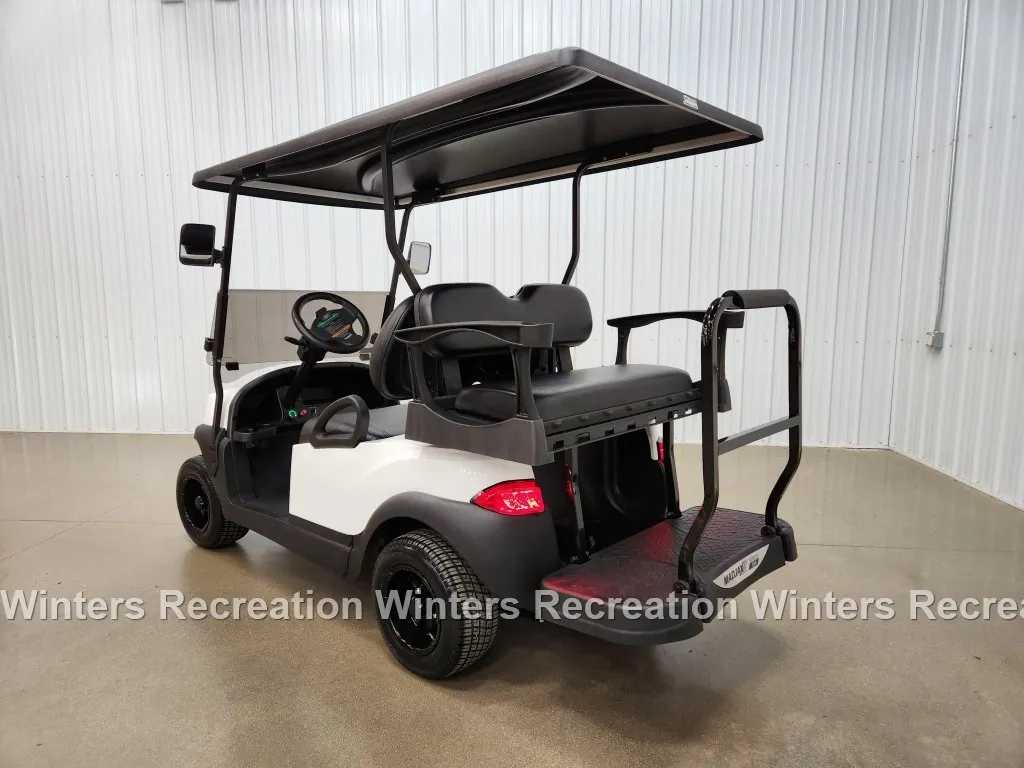 2020 Club Car Tempo Lithium Ion DELUXE STREET READY Golf Cart, White - Image 4