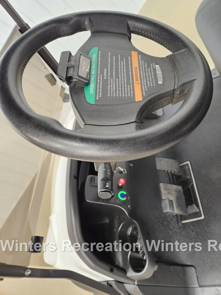 2020 Club Car Tempo Lithium Ion DELUXE STREET READY Golf Cart, White - Image 10