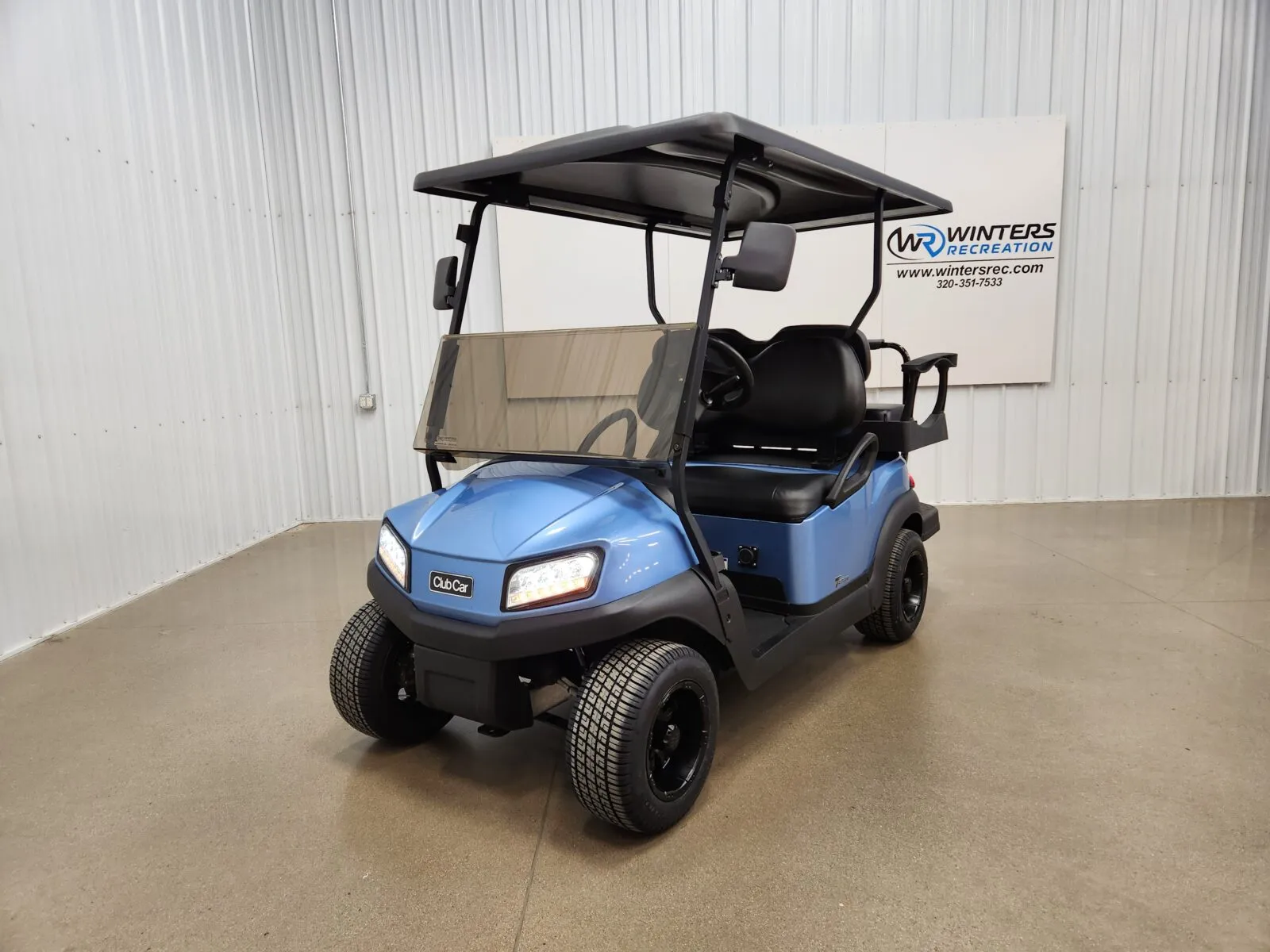 2021 Club Car Tempo Lithium Ion DELUXE STREET READY Golf Cart, Ice Blue