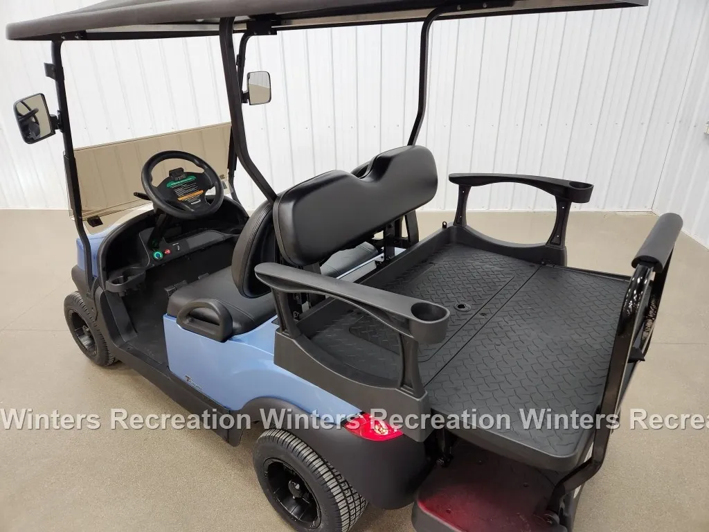 2021 Club Car Tempo Lithium Ion DELUXE STREET READY Golf Cart, Ice Blue - Image 6