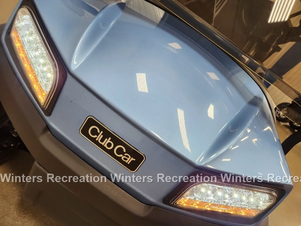 2021 Club Car Tempo Lithium Ion DELUXE STREET READY Golf Cart, Ice Blue - Image 2