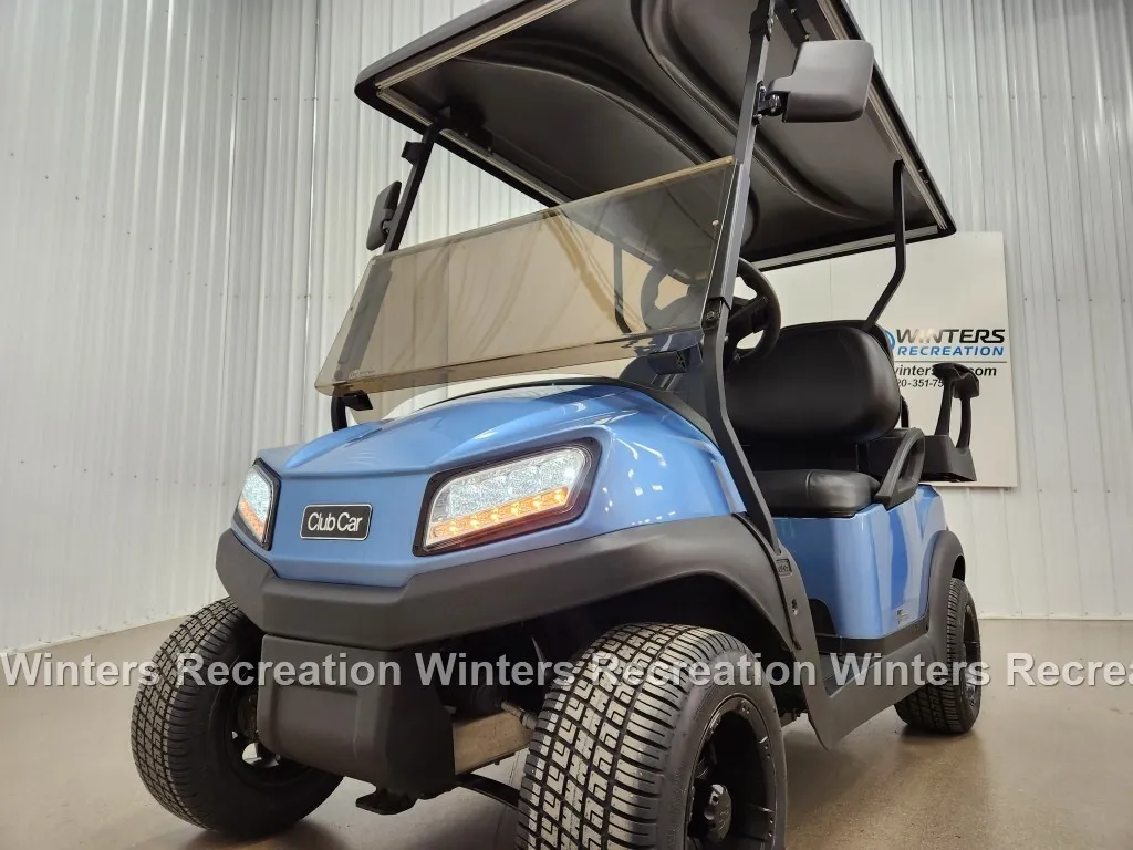 2021 Club Car Tempo Lithium Ion DELUXE STREET READY Golf Cart, Ice Blue - Image 13