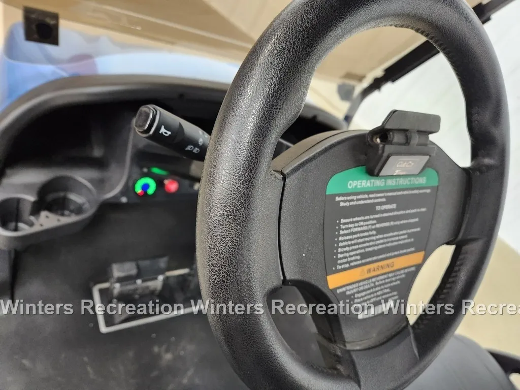 2021 Club Car Tempo Lithium Ion DELUXE STREET READY Golf Cart, Ice Blue - Image 10