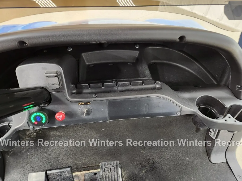 2021 Club Car Tempo Lithium Ion DELUXE STREET READY Golf Cart, Ice Blue - Image 11