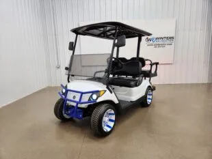 2016 Yamaha Drive Gas Carb DELUXE STREET READY Golf Cart, Pearl White