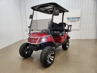2016 Yamaha Drive Gas Carb DELUXE STREET READY Golf Cart, Kandy Apple Red