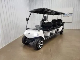 2025 Evolution Carrier 8 Plus Lithium Ion Golf Cart, Glacier White