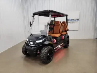 2025 Evolution D-Max XT4 Lithium Ion Golf Cart, Black Sapphire