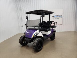 2017 Yamaha Drive 2 Gas EFI QuieTech DELUXE STREET READY Golf Cart, Kandi Purple & Pearl White